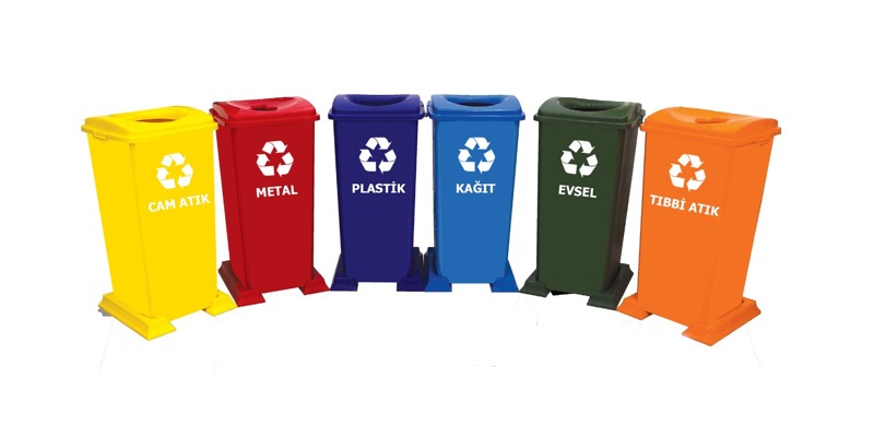 Geri dönüşüm çöp kovaları
