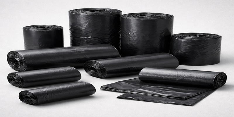 Rulo çöp poşetleri görsel alanı